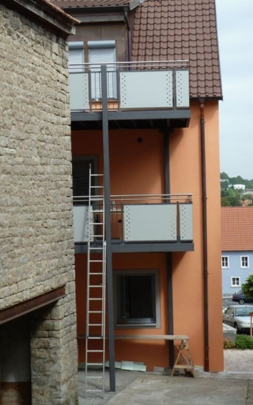 6. Professioneller Balkonbau Würzburg Schöne Balkone aus Stahl und Edelstahl bei Duran Wagner - Bild 6